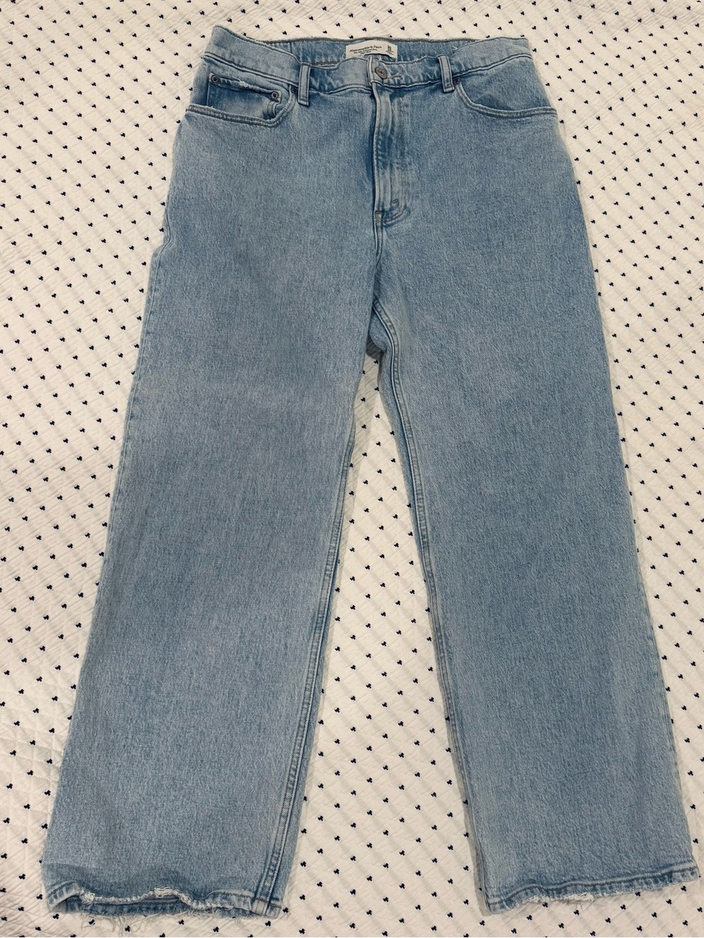 Abercrombie & Fitch Light Blue High-Rise 90s relaxed Jeans